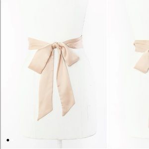 Champagne Luxe Satin Bridesmaid Sash Show Me Your Mumu